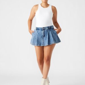 MARLOWE MEDIUM DENIM SKORT