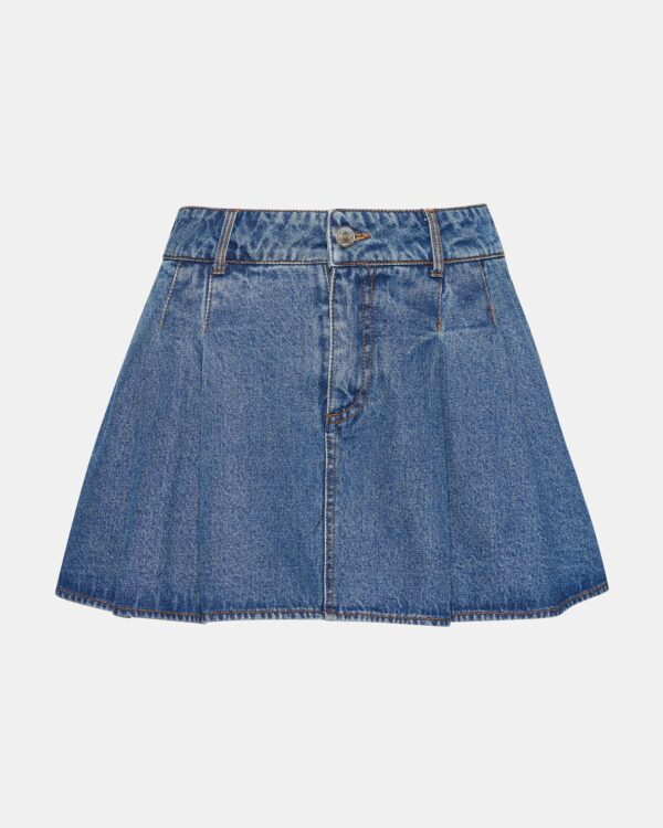 MARLOWE MEDIUM DENIM SKORT - Image 5