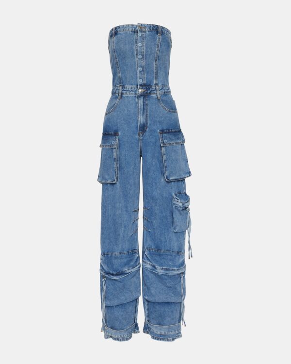 DUO DENIM JUMPSUIT - Image 7