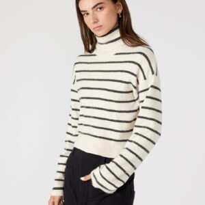 NARSHA SWEATER WHITE/BLACK
