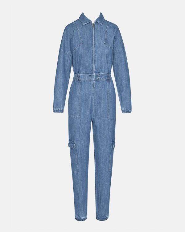 TRISTA DENIM JUMPSUIT - Image 5