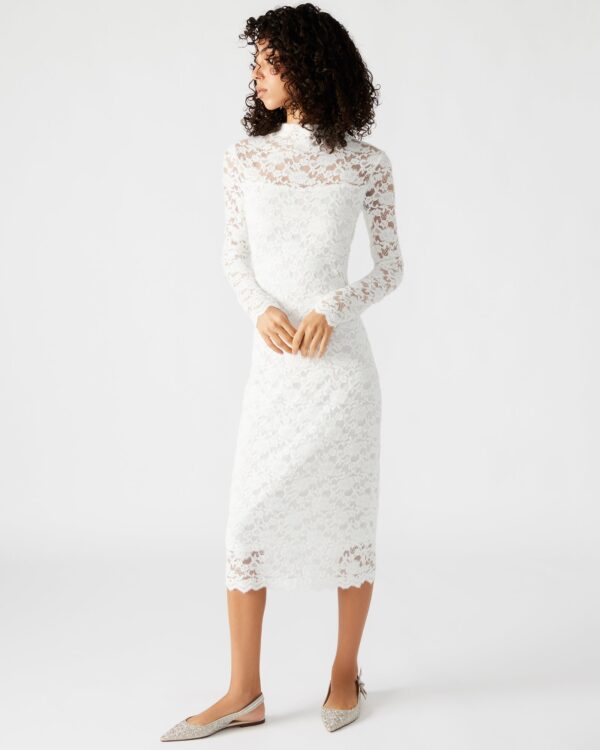 VIVIENNNE LACE DRESS IVORY - Image 4