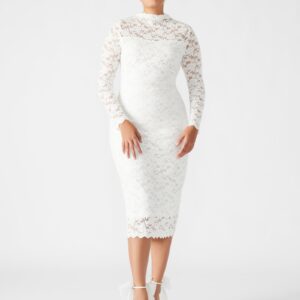 VIVIENNNE LACE DRESS IVORY